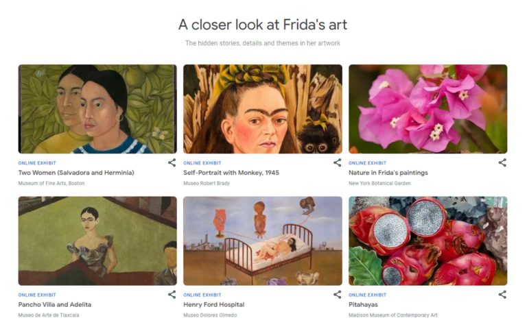 Frida Kahlo Virtual Exhibition
