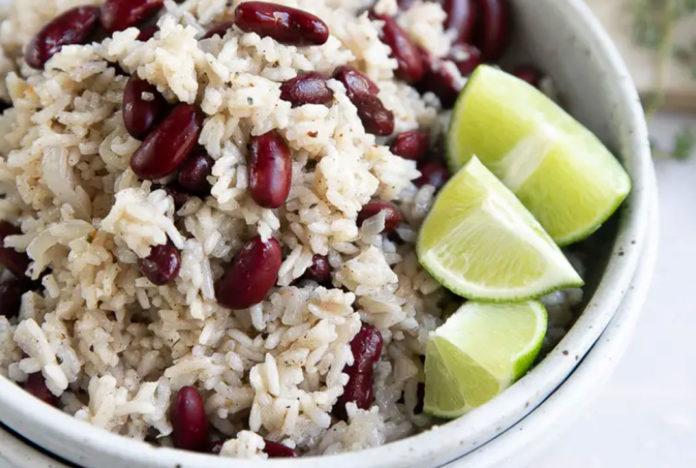 Vegan Rice and Beans with Coconut Milk